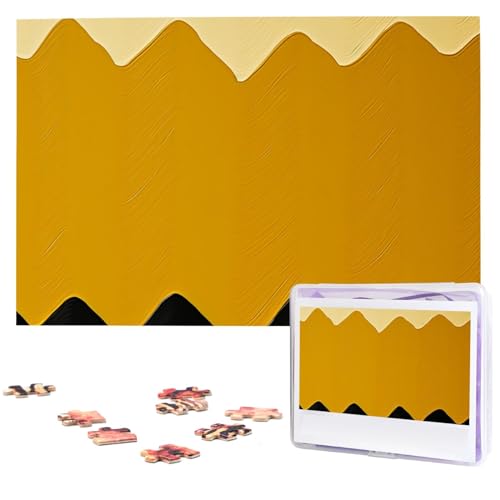 Puzzle für Erwachsene, personalisiertes Bildpuzzle, Senfgelb und Schwarz, individuelles Holzpuzzle für Familie, Geburtstag, Hochzeit, Spielabende, Geschenke, Tierpuzzle, 74,9 x 50 cm, 1000 Teile Puzzle für Erwachsene, personalisiertes Bildpuzzle, Senfgelb und Schwarz, individuelles Holzpuzzle für Familie, Geburtstag, Hochzeit, Spielabende, Geschenke, Tierpuzzle, 74,9 x 50 cm, 1000 Teile von NTVOWPZO
