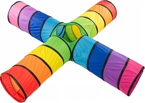 NUBUNI Kinder Tunnel x4 XXL | Kinder Krabbeltunnel | Parcour Kinder Outdoor Indoor | Baby Klettern ab 1 Jahr | Baby Tunnel Krabbeln | Agility Wippe | Kriechtunnel | Spieltunnel Kind | Höhle NUBUNI Kinder Tunnel x4 XXL | Kinder Krabbeltunnel | Parcour Kinder Outdoor Indoor | Baby Klettern ab 1 Jahr | Baby Tunnel Krabbeln | Agility Wippe | Kriechtunnel | Spieltunnel Kind | Höhle von NUBUNI