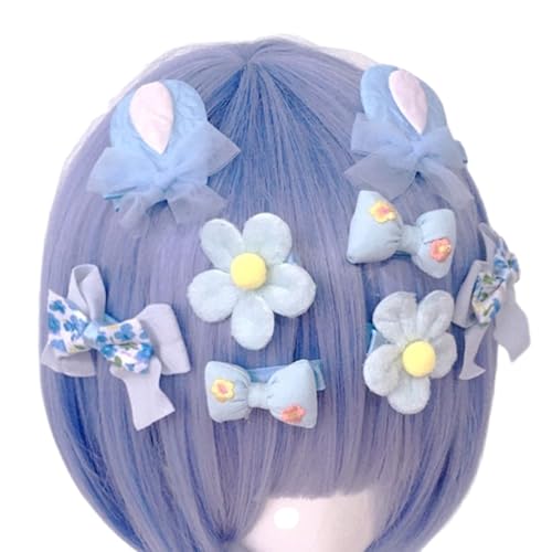 2000er Jahre Stil Blume Flat Hair Clip Mode Foto Zubehör von NUEAYMS