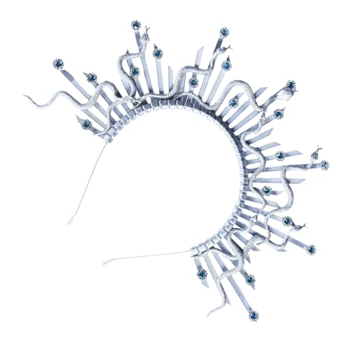 [NUEAYMS] Elegantes Punk-Schlangen-Cosplay-Stirnband für künstlerische und künstlerische Gothic-Künstler Mode für Modeliebhaber von NUEAYMS