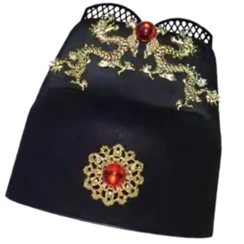 [NUEAYMS] Offizielle antike Kappe, weich und bequem, faltbares Design, traditioneller chinesischer Stil, fliegender Fischhut für formelle Zeremonie, Cosplay, Events von NUEAYMS