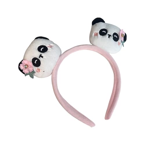 [NUEAYMS] Wunderschönes Stoff-Stirnband mit süßer Stickerei, Haarschmuck, für Partys, Schulveranstaltungen und lässige Ausflüge, modische Panda-Haaraccessoires von NUEAYMS