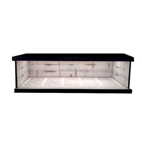 1/43 Diorama Garagenmodell mit LED Lichit, Diecast Parkplatz-Szenen-Display Case, for Hot Wheels Szene Display Case, Szene Vitrine Sammlung Geschenk 1/43 Diorama Garagenmodell mit LED Lichit, Diecast Parkplatz-Szenen-Display Case, for Hot Wheels Szene Display Case, Szene Vitrine Sammlung Geschenk von NUEIOVRW