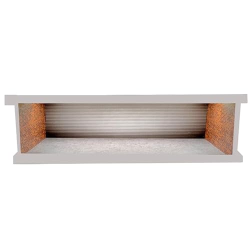 1: 43 Diorama Modell Auto Display Kabinett mit Beleuchtung, Druckguss Auto Display Hintergrund, Garage Szene, Parkplatz Modell Anzeige(MJ-06) von NUEIOVRW