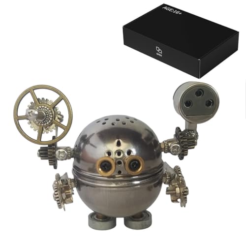 NUGEN 3D Metall Puzzles für Erwachsene, Steampunk Eisen Roboter Modell Kits, 3D Metall Puzzle Mechanische Roboter Modell Kit, Kreative und Sammlung Kunst Ornament für Raum Decor (200+PCS) von NUGEN