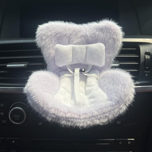 NUJOLI Autositz für La-bubu mit weichem pelzigem Kissen, 10–17 cm Puppen-Zubehör, Auto-Lüftungsschlitz-Dekor, inklusive Sitzbein für Desktop-Display NUJOLI Autositz für La-bubu mit weichem pelzigem Kissen, 10–17 cm Puppen-Zubehör, Auto-Lüftungsschlitz-Dekor, inklusive Sitzbein für Desktop-Display von NUJOLI