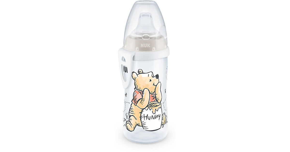 NUK Disney Winnie Puuh Active Cup mit Soft-Trinktülle aus Silikon, 300ml, auslaufsicher, ab 12 Monaten, 1 Stück, Beige NUK Disney Winnie Puuh Active Cup mit Soft-Trinktülle aus Silikon, 300ml, auslaufsicher, ab 12 Monaten, 1 Stück, Beige von NUK
