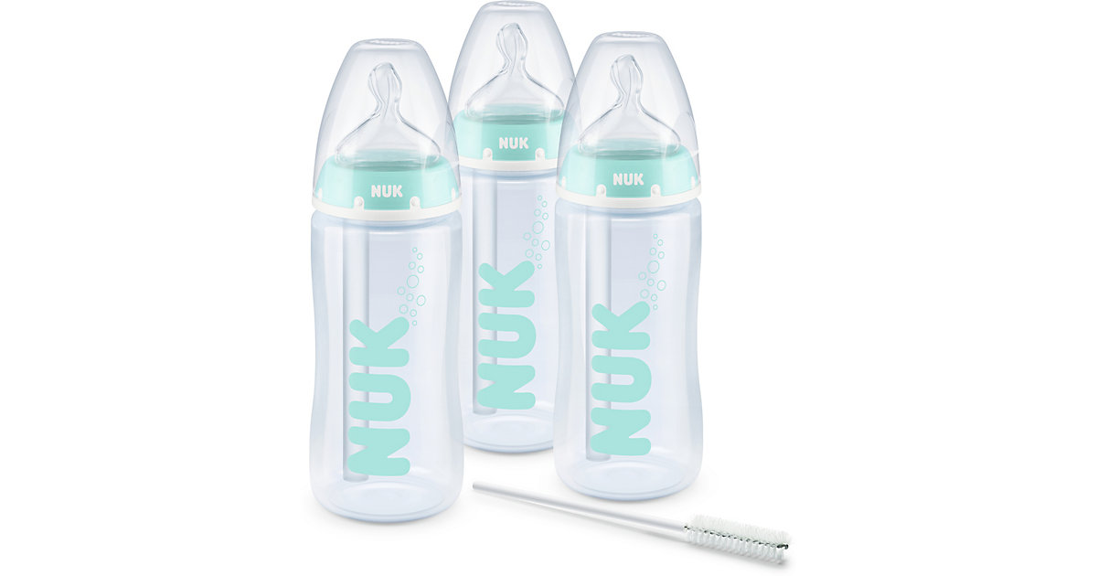 NUK Anti-Colic Professional Babyflaschen Set mit Temperature Control hellblau NUK Anti-Colic Professional Babyflaschen Set mit Temperature Control hellblau von NUK