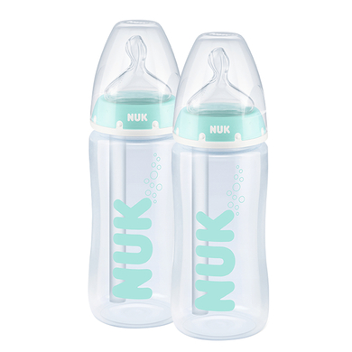 NUK Babyflasche Anti-Colic Professional, 300 ml, Temperature Control im Doppelpack von NUK