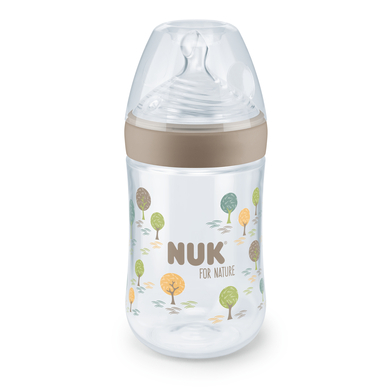 NUK Babyflasche NUK for Nature 260 ml, braun von NUK