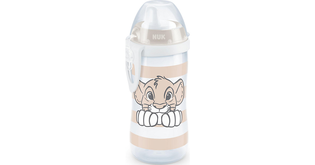 NUK Disney Lion King Kiddy Cup mit harter Trinktülle, 300ml, auslaufsicher, ab 12 Monaten, 1 Stück beige NUK Disney Lion King Kiddy Cup mit harter Trinktülle, 300ml, auslaufsicher, ab 12 Monaten, 1 Stück beige von NUK