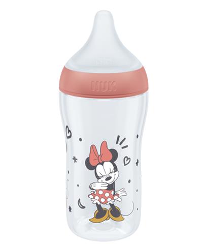NUK Disney Mickey Mouse Perfect Match Babyflasche 260ml mit Trinksauger rot von NUK