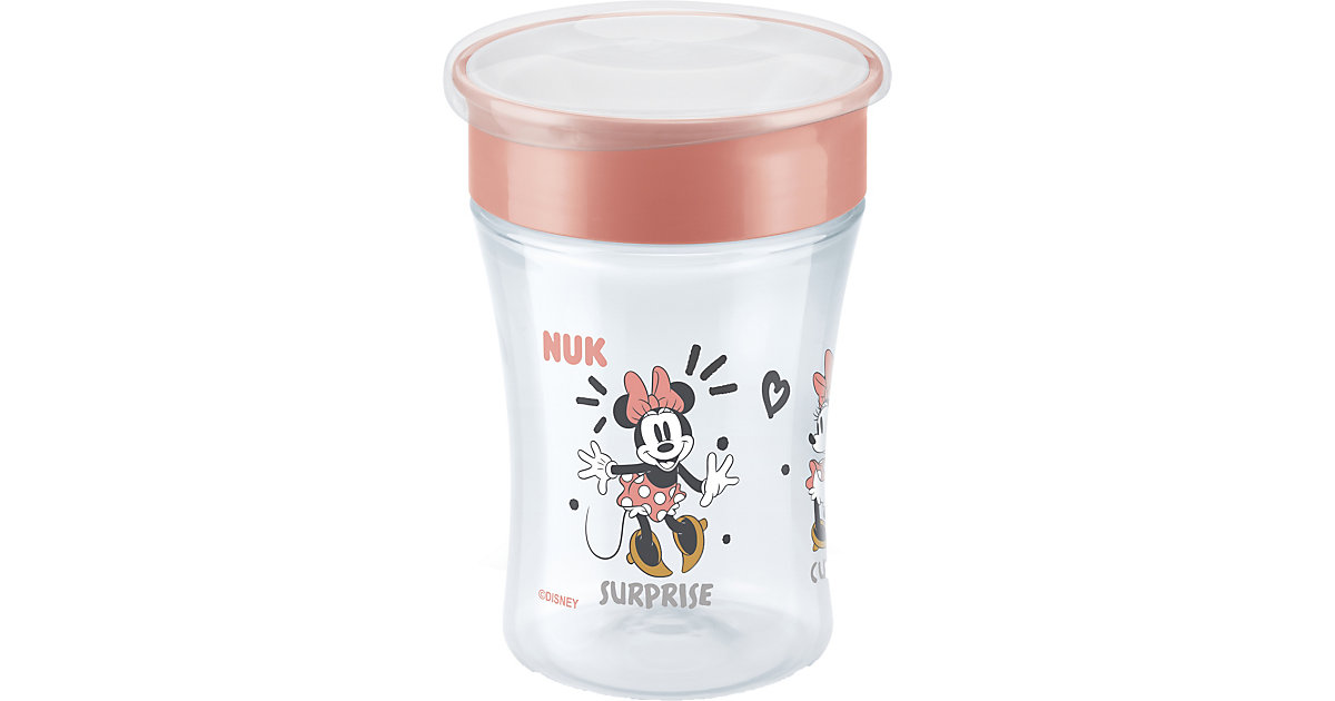 NUK Disney Minnie Mouse Magic Cup 230ml, 360°-Trinkrand, abdichtende Silikonscheibe, ab 8 Monaten, rot NUK Disney Minnie Mouse Magic Cup 230ml, 360°-Trinkrand, abdichtende Silikonscheibe, ab 8 Monaten, rot von NUK