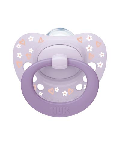 NUK First Choice Classic Day & Night Silikon Schnuller 18-36 Monate lila NUK First Choice Classic Day & Night Silikon Schnuller 18-36 Monate lila von NUK