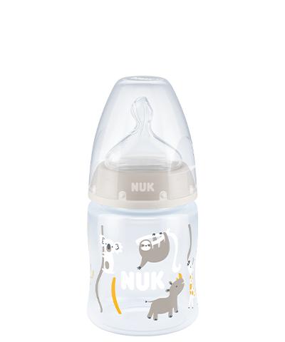 NUK First Choice Plus Babyflasche mit Temperature Control Anzeige beige 150ml von NUK