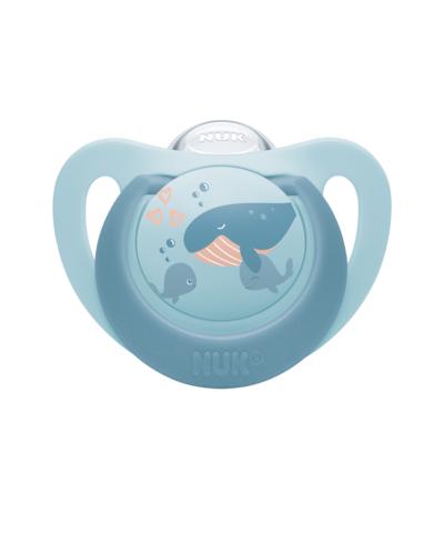 NUK First Choice Silikon Schnuller 6-18 Monate grün/blau NUK First Choice Silikon Schnuller 6-18 Monate grün/blau von NUK