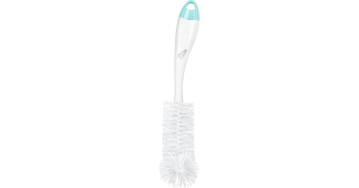 NUK Flaschenbürste 2 in 1, gründliche Vorreinigung von Saugern und Flaschen, mit Mini-Bürste im Griff, 1 Stück, Mint mint NUK Flaschenbürste 2 in 1, gründliche Vorreinigung von Saugern und Flaschen, mit Mini-Bürste im Griff, 1 Stück, Mint mint von NUK