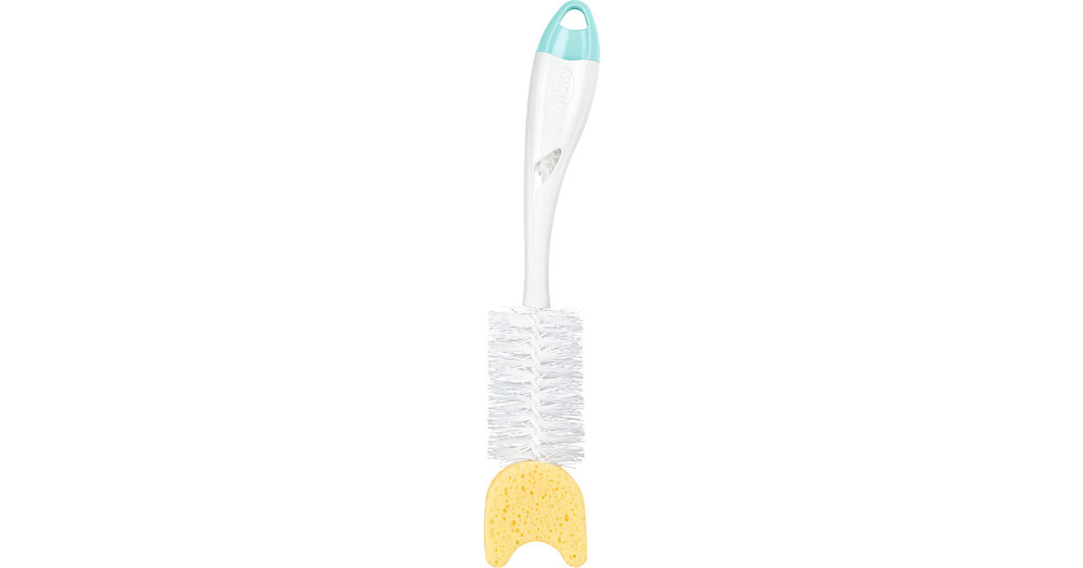 NUK Flaschenbürste Soft, gründliche Vorreinigung von Saugern und Flaschen, mit Mini-Bürste im Griff, 1 Stück, Mint mint NUK Flaschenbürste Soft, gründliche Vorreinigung von Saugern und Flaschen, mit Mini-Bürste im Griff, 1 Stück, Mint mint von NUK