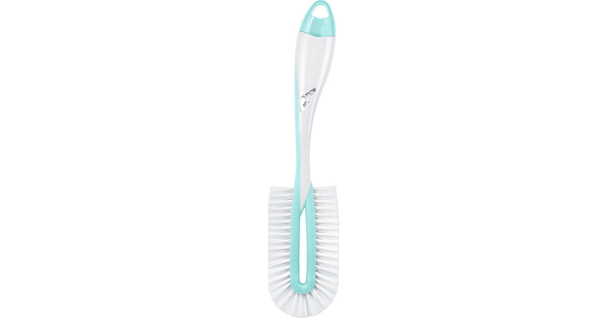 NUK Flaschenbürste Twist, gründliche Vorreinigung von Babyflaschen und -saugern, mit Mini-Bürste im Griff, 1 Stück, Mint mint NUK Flaschenbürste Twist, gründliche Vorreinigung von Babyflaschen und -saugern, mit Mini-Bürste im Griff, 1 Stück, Mint mint von NUK