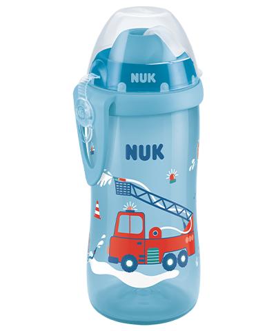 NUK Flexi Cup 300ml mit Trinkhalm blau von NUK