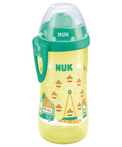 NUK Flexi Cup 300ml mit Trinkhalm gelb von NUK