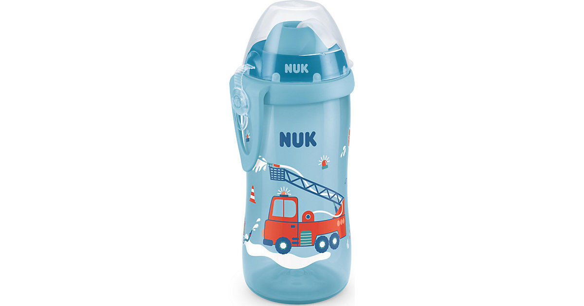 NUK Flexi Cup mit weichem Trinkhalm, 300ml, auslaufsicher, ab 12 Monaten, 1 Stück, blau NUK Flexi Cup mit weichem Trinkhalm, 300ml, auslaufsicher, ab 12 Monaten, 1 Stück, blau von NUK