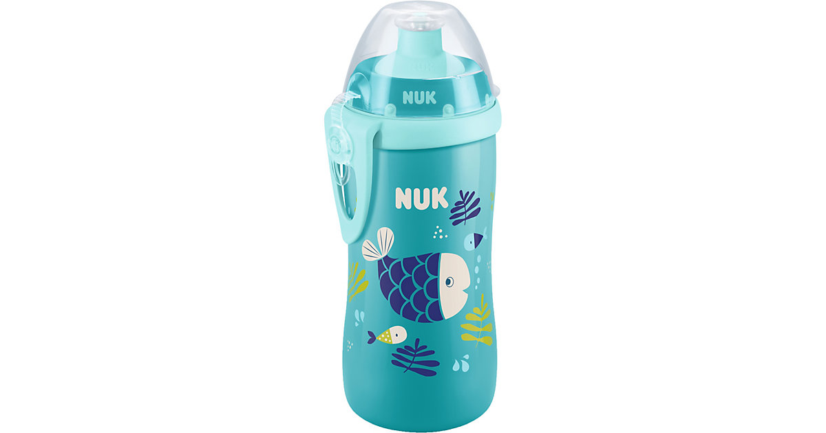 NUK Junior Cup mit Chamäleon Effekt, mit Push-Pull-Tülle, 300ml, ab 18 Monaten, auslaufsicher, mit Clip, 1 Stück, türkis NUK Junior Cup mit Chamäleon Effekt, mit Push-Pull-Tülle, 300ml, ab 18 Monaten, auslaufsicher, mit Clip, 1 Stück, türkis von NUK