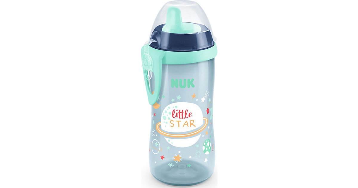 NUK Kiddy Cup Night, mit beißresistenter Trinktülle, 300ml, auslaufsicher, ab 12 Monaten, 1 Stück, blau NUK Kiddy Cup Night, mit beißresistenter Trinktülle, 300ml, auslaufsicher, ab 12 Monaten, 1 Stück, blau von NUK
