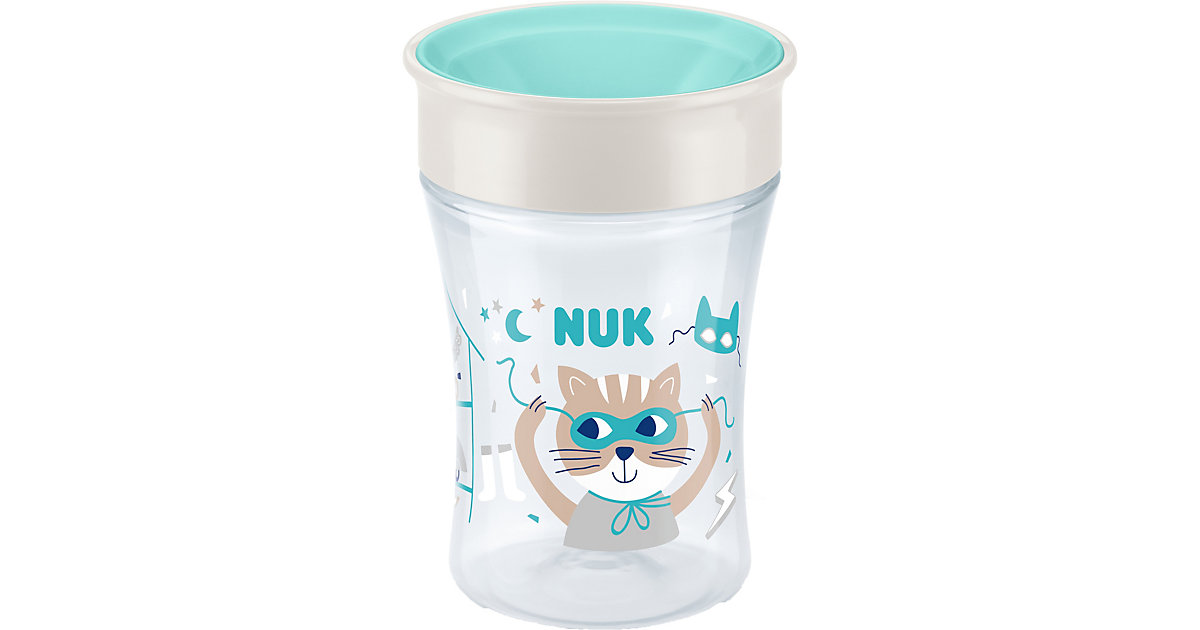 NUK Magic Cup 230ml, 360°-Trinkrand, abdichtende Silikonscheibe, ab 8 Monaten, türkis mint NUK Magic Cup 230ml, 360°-Trinkrand, abdichtende Silikonscheibe, ab 8 Monaten, türkis mint von NUK