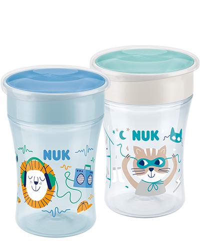 NUK Magic Cup 2er Pack blau/türkis von NUK