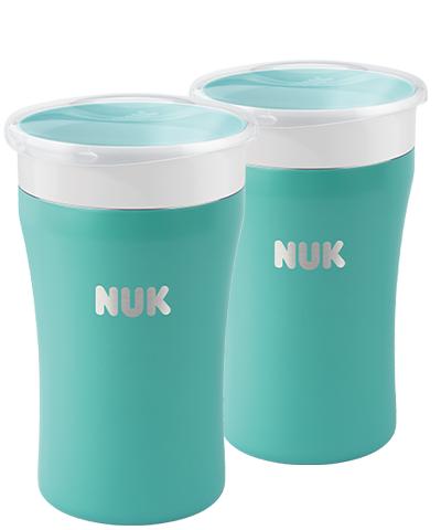 NUK Magic Cup Edelstahl 230ml 2er Set von NUK