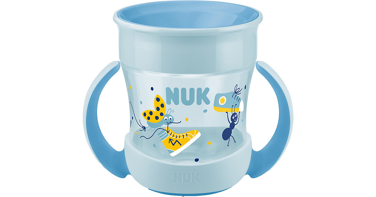 NUK Mini Magic Cup, 160ml, einzigartiger Trinkrand, abdichtende Silikonscheibe, ab 6 Monaten, 1 Stück, Blau blau NUK Mini Magic Cup, 160ml, einzigartiger Trinkrand, abdichtende Silikonscheibe, ab 6 Monaten, 1 Stück, Blau blau von NUK