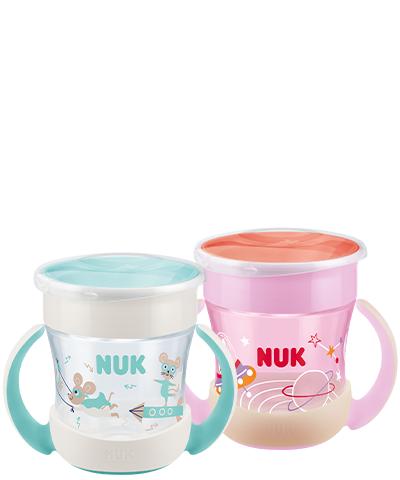 NUK Mini Magic Cup 2er Pack rosa/türkis von NUK