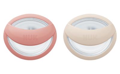 NUK MommyFeel Silikon-Schnuller Rosa/Beige NUK MommyFeel Silikon-Schnuller Rosa/Beige von NUK