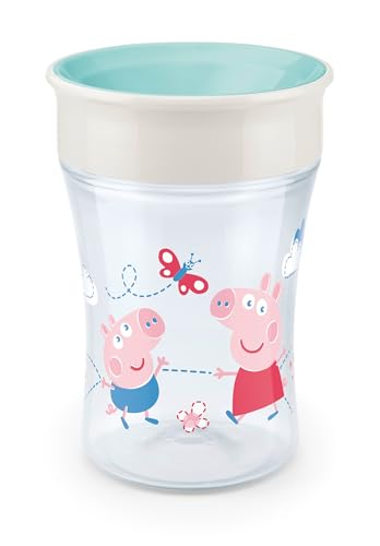 NUK Magic Cup 230ml, 360°-Trinkrand, abdichtende Silikonscheibe, ab 8 Monaten, BPA frei, türkis NUK Magic Cup 230ml, 360°-Trinkrand, abdichtende Silikonscheibe, ab 8 Monaten, BPA frei, türkis von NUK