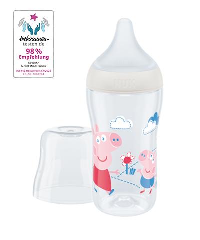 NUK Peppa Pig Perfect Match Babyflasche 260ml mit weichem Silikon-Trinksauger NUK Peppa Pig Perfect Match Babyflasche 260ml mit weichem Silikon-Trinksauger von NUK