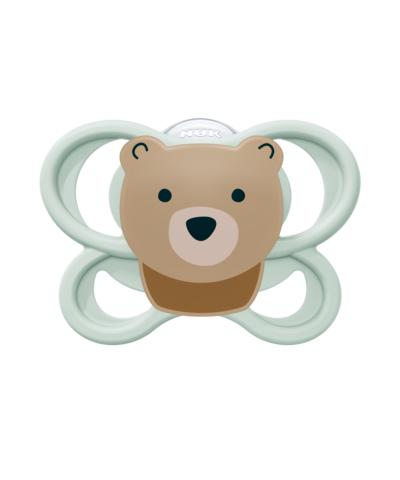 NUK Perfect Match Air Silikon-Schnuller 0-2 Monate grün/orange NUK Perfect Match Air Silikon-Schnuller 0-2 Monate grün/orange von NUK