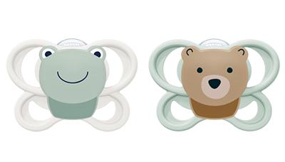 NUK Perfect Match Air Silikon-Schnuller 0-6 Monate grün/beige NUK Perfect Match Air Silikon-Schnuller 0-6 Monate grün/beige von NUK