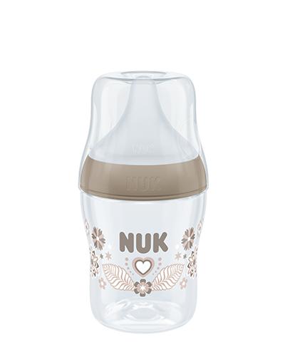 NUK Perfect Match Babyflasche mit weichem Silikon-Trinksauger 150ml beige von NUK