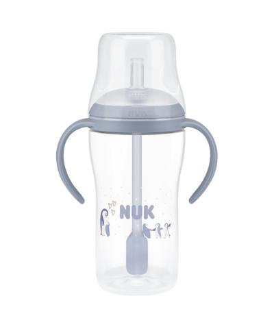 NUK Perfect Match Trinklernflasche Strohhalm 260ml blau NUK Perfect Match Trinklernflasche Strohhalm 260ml blau von NUK