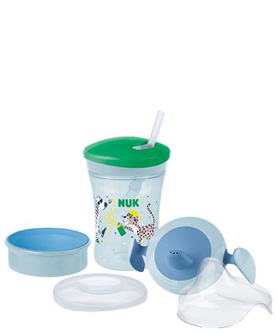 NUK Trinklernset 230ml blau/grün von NUK