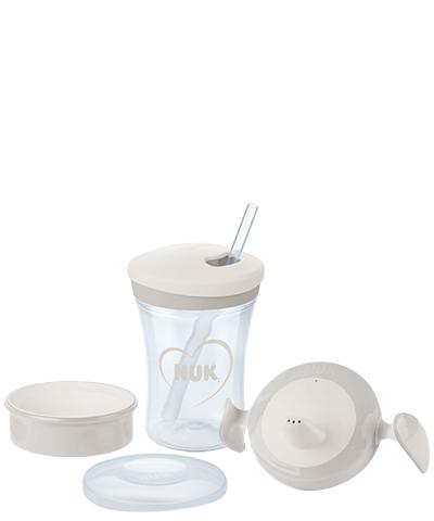 NUK Trinklernset 230ml weiß von NUK