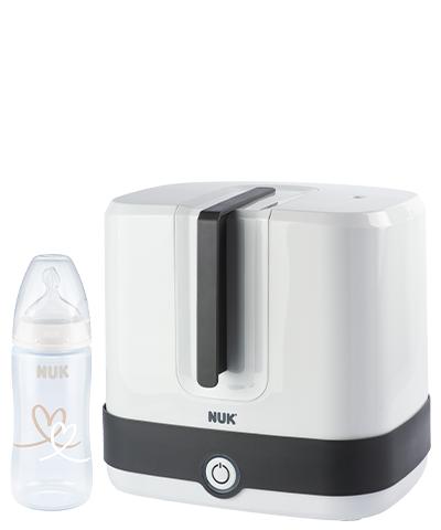 NUK Vario Express Dampf-Sterilisator mit gratis NUK First Choice Plus Babyflasche von NUK