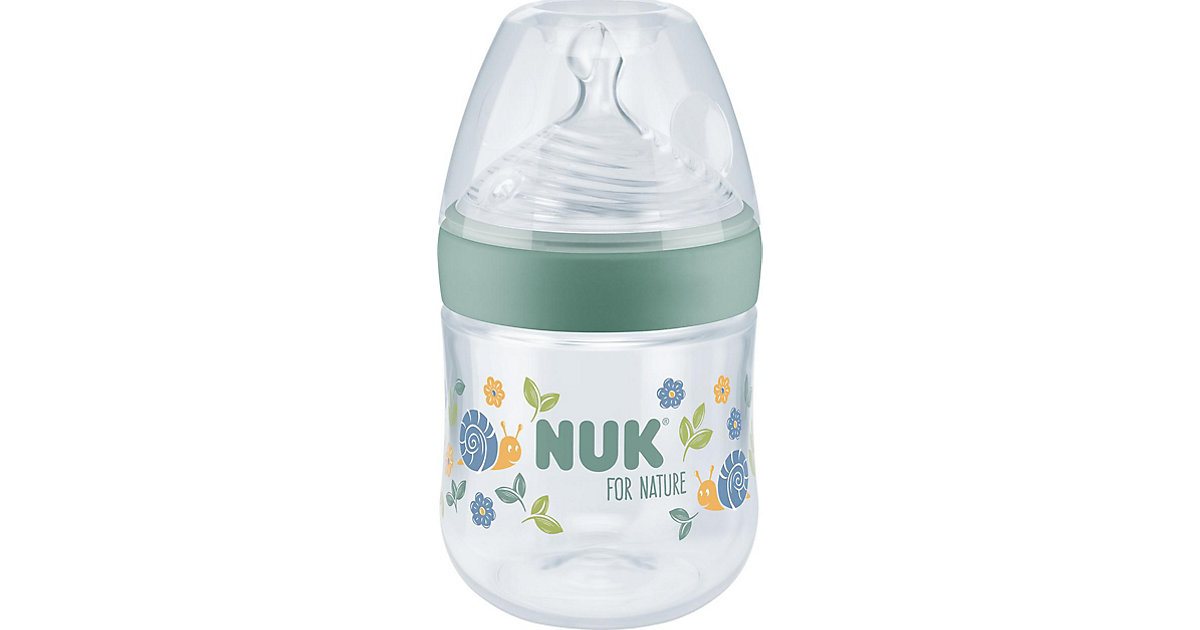 NUK for Nature Babyflasche mit Temperature Control, Größe S, 150 ml grün NUK for Nature Babyflasche mit Temperature Control, Größe S, 150 ml grün von NUK