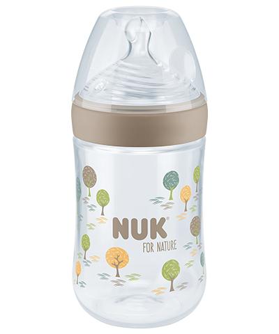 NUK for Nature Babyflasche mit Temperature Control braun 260ml von NUK