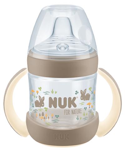 NUK for Nature Trinklernflasche 150ml mit Temperature Control braun von NUK