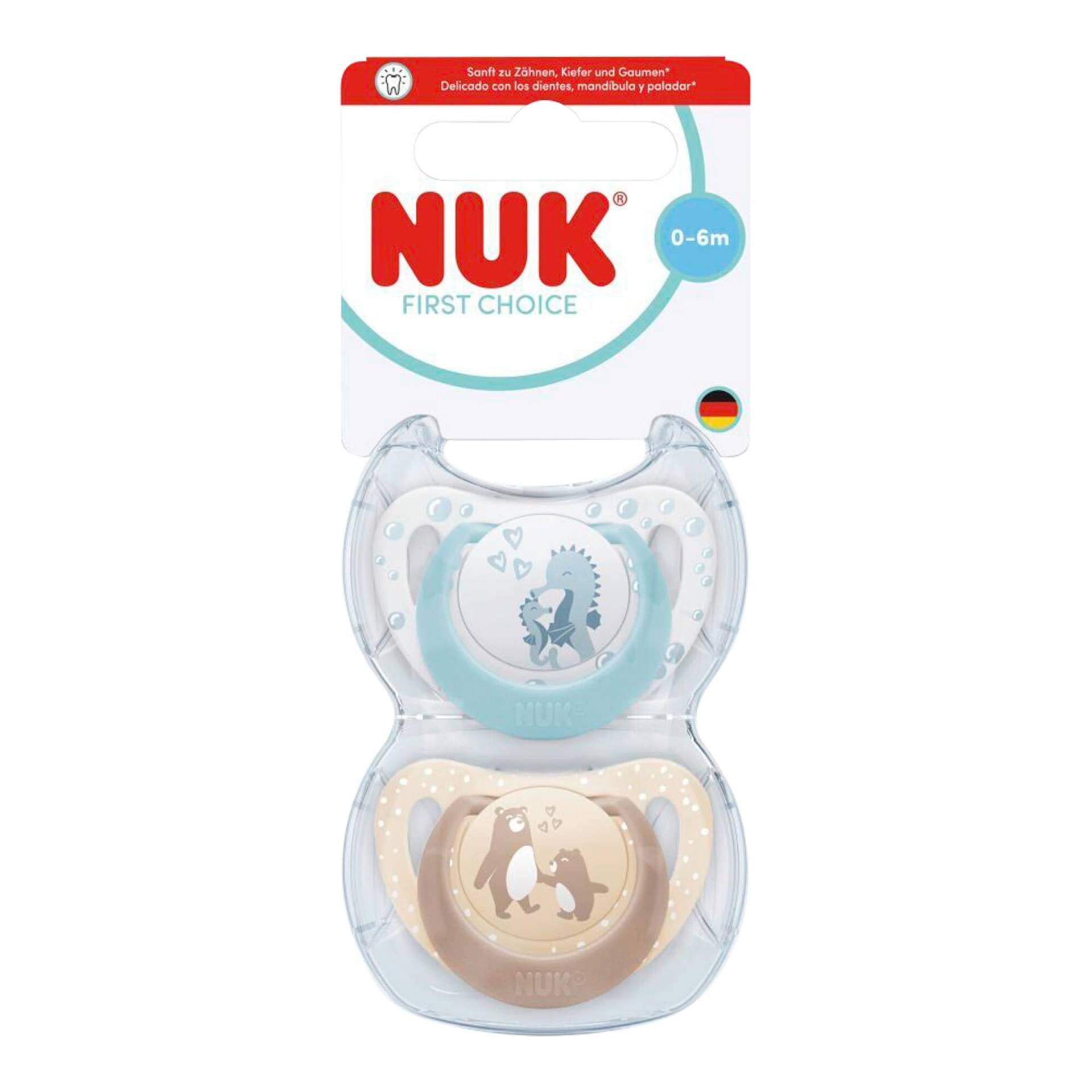 Nuk 2er-Pack Schnuller First Choice, 0-6M Nuk 2er-Pack Schnuller First Choice, 0-6M von NUK