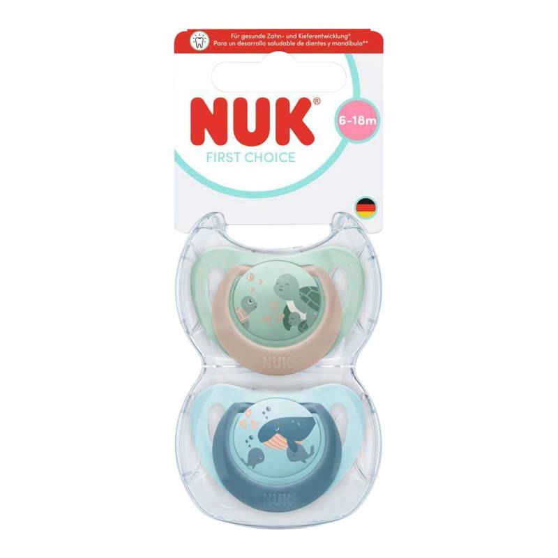 Nuk 2er-Pack Schnuller First Choice, 6-18M Nuk 2er-Pack Schnuller First Choice, 6-18M von NUK