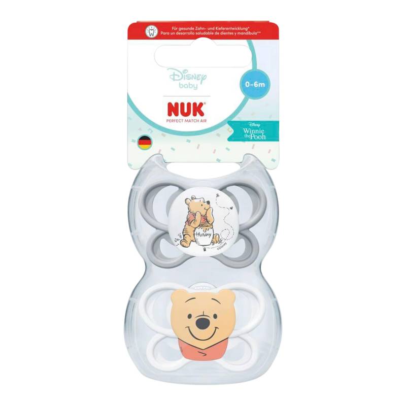 Nuk 2er-Pack Schnuller Perfect Match Air, 0-6M Nuk 2er-Pack Schnuller Perfect Match Air, 0-6M von NUK