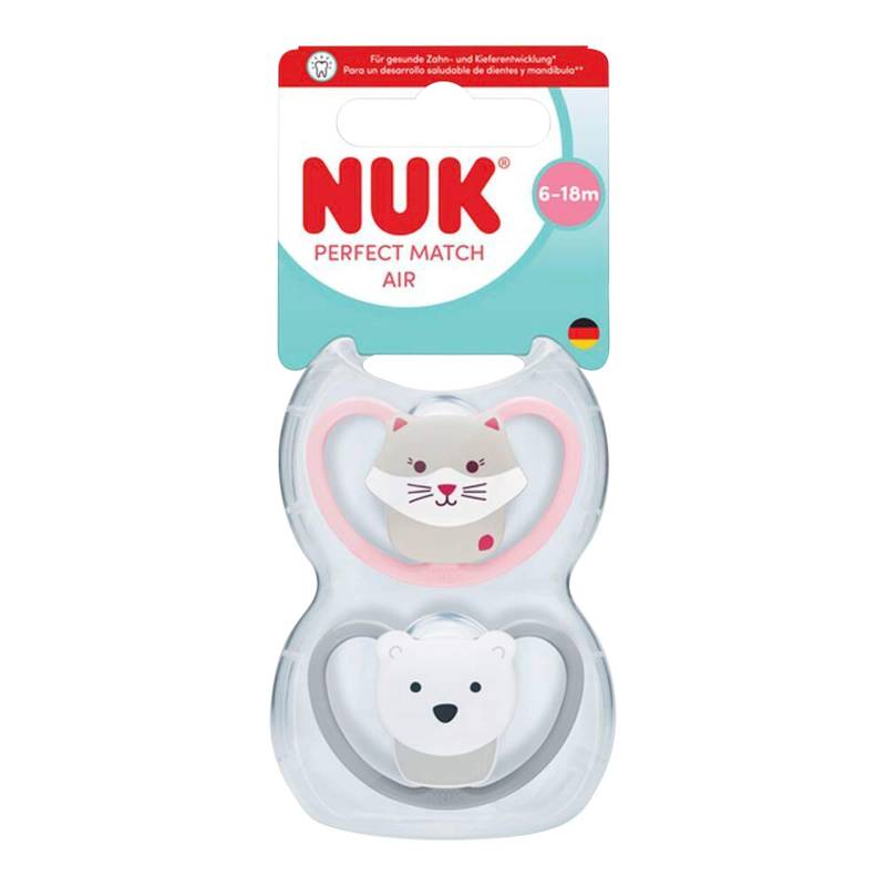 Nuk 2er-Pack Schnuller Perfect Match Air, 6-18M Nuk 2er-Pack Schnuller Perfect Match Air, 6-18M von NUK